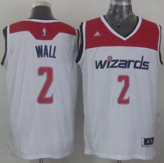 Revolution 30 Washington Wizards #2 John Wall White Stitched NBA Jersey