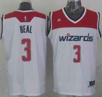 Revolution 30 Washington Wizards #3 Bradley Beal White Stitched NBA Jersey