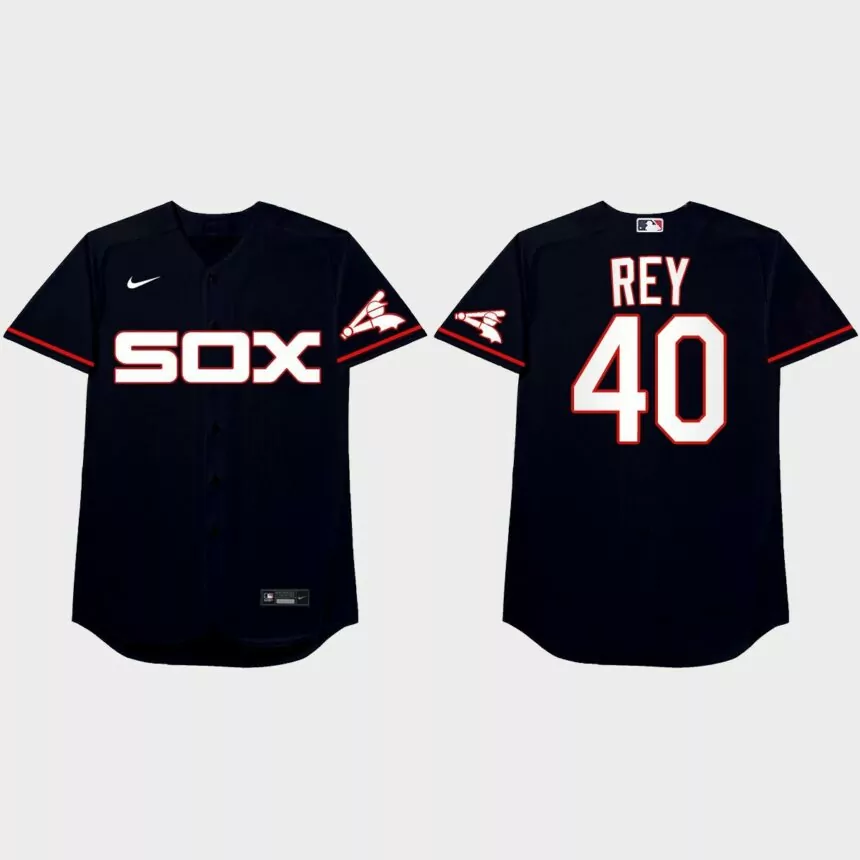Reynaldo Lopez 2021 Players’ Weekend Rey Nickname Jersey – Navy