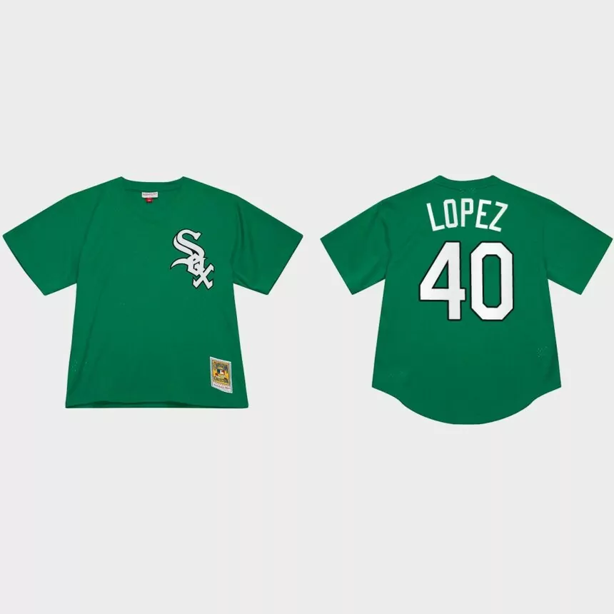 Reynaldo Lopez Chicago White Sox St. Patrick’s Day Authentic Jersey – Green