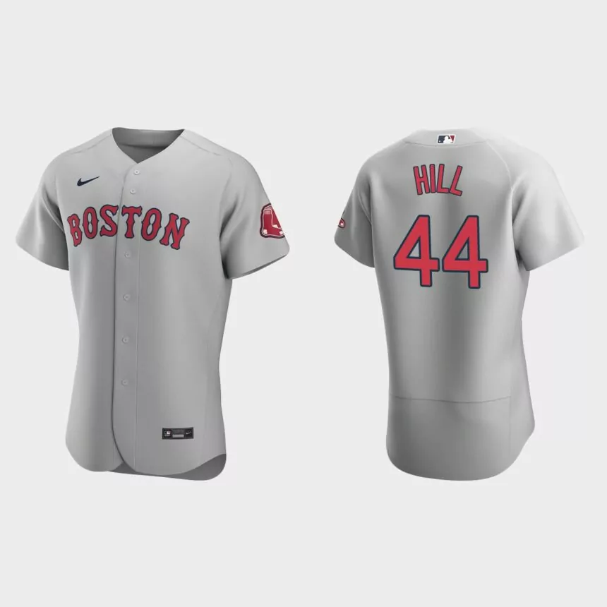 Rich Hill Boston Red Sox Authentic Road Jersey – Gray