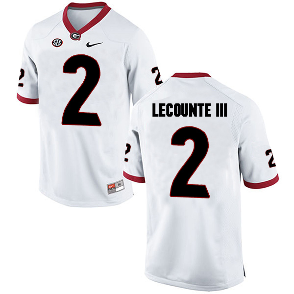 Richard LeCounte III Georgia Bulldogs Men's Jersey - #2 NCAA White Limited Away