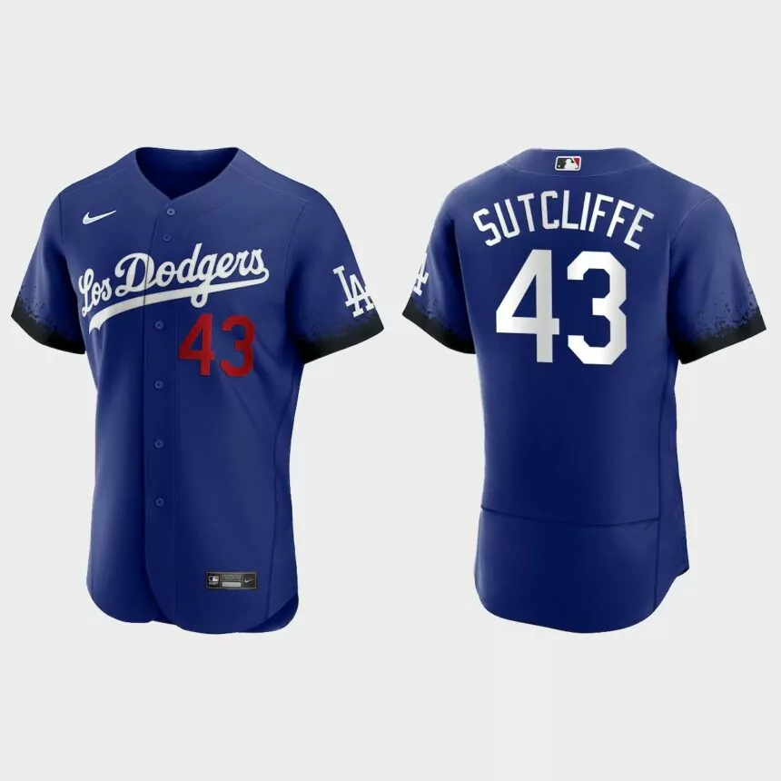 Rick Sutcliffe Los Angeles Dodgers 2021 City Connect Authentic Jersey – Royal
