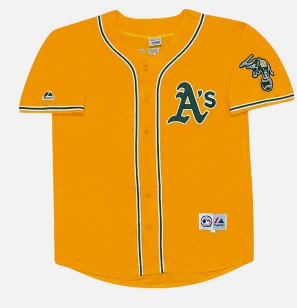 Rickey Henderson Oakland Athletics Alternate Gold Jersey