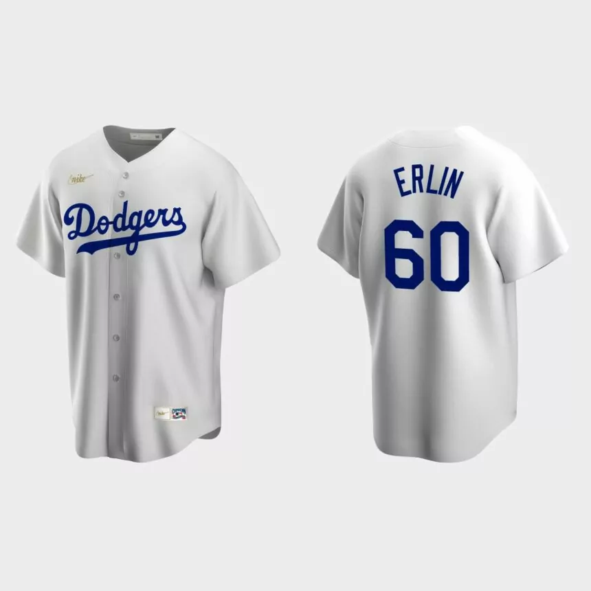 Robbie Erlin Los Angeles Dodgers Cooperstown Collection Home Jersey – White