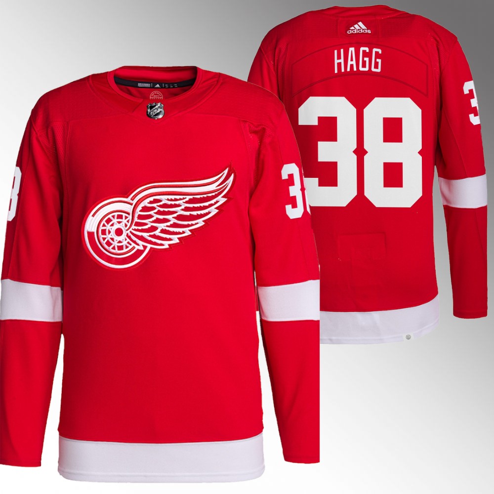 Robert Hagg Detroit Red Wings Red Primegreen Authentic Home Jersey