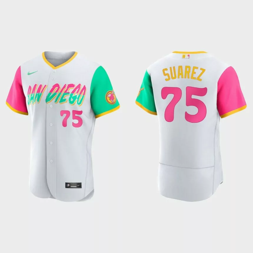 Robert Suarez San Diego Padres 2022 City Connect Authentic Jersey – White