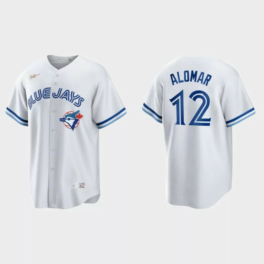Roberto Alomar Toronto Blue Jays Cooperstown Collection Jersey – White