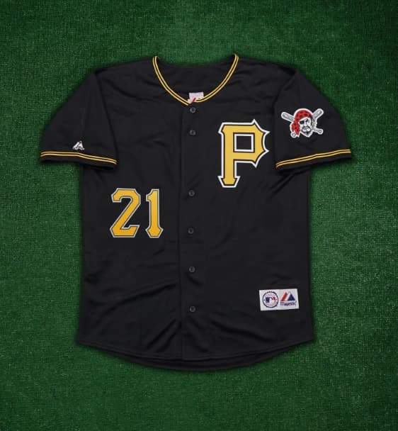 Roberto Clemente Pittsburgh Pirates Men's Alternate Black Jersey