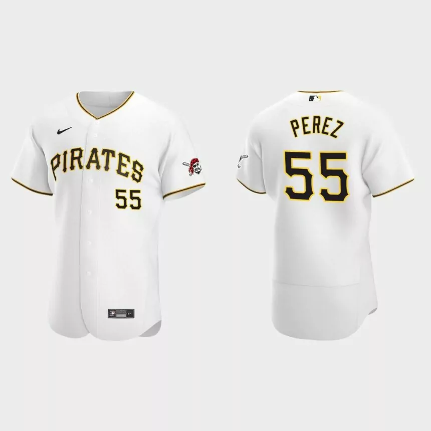 Roberto Perez Pittsburgh Pirates Authentic Home Jersey – White