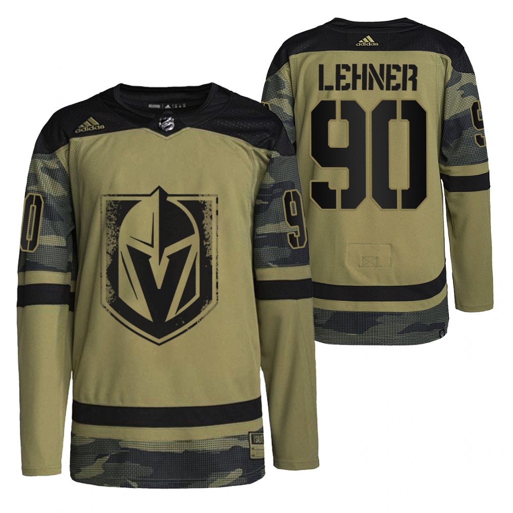 Robin Lehner 2021-22 Vegas Golden Knights Camo Military Appreciation Jersey