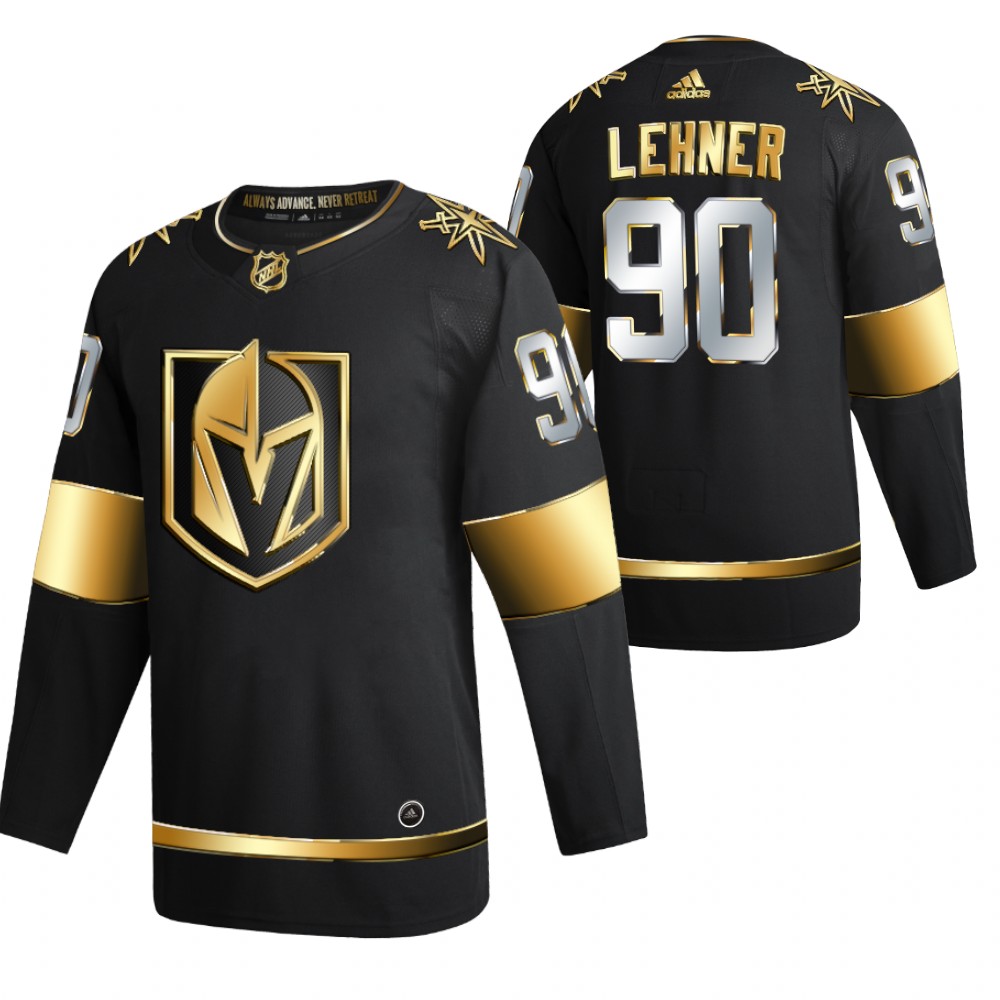 Robin Lehner Vegas Golden Knights Black 2021 Golden Edition Jersey Limited Authentic