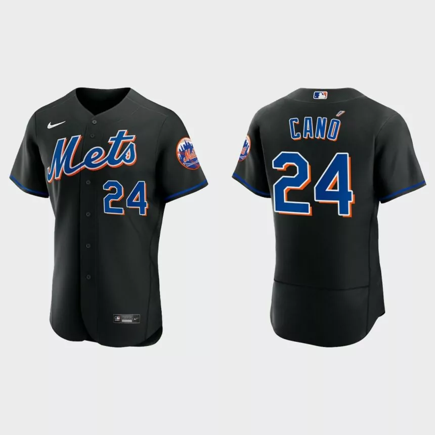 Robinson Cano New York Mets 2022 Authentic Alternate Jersey – Black