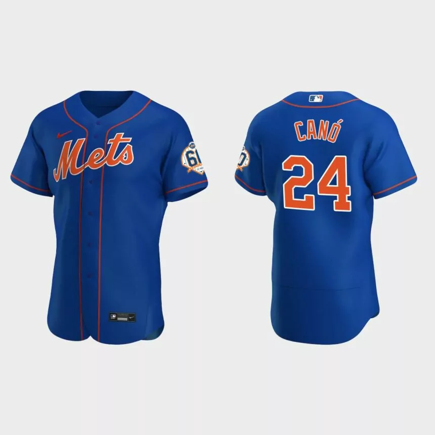Robinson Cano New York Mets 60th Anniversary Alternate Authentic Jersey – Royal
