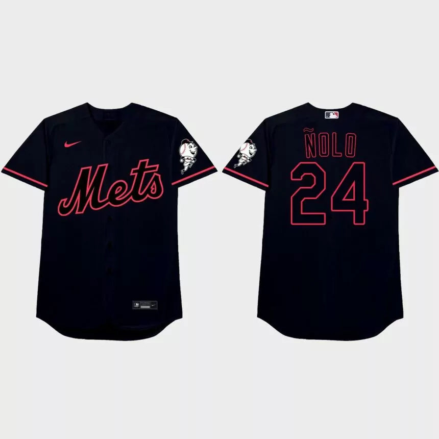 Robinson Cano Nickname Mets 2021 Players’ Weekend Nolo Jersey – Black
