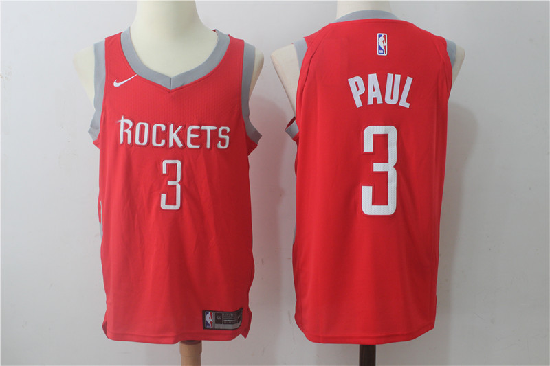Rockets 3 Chris Paul Red Nike Jersey