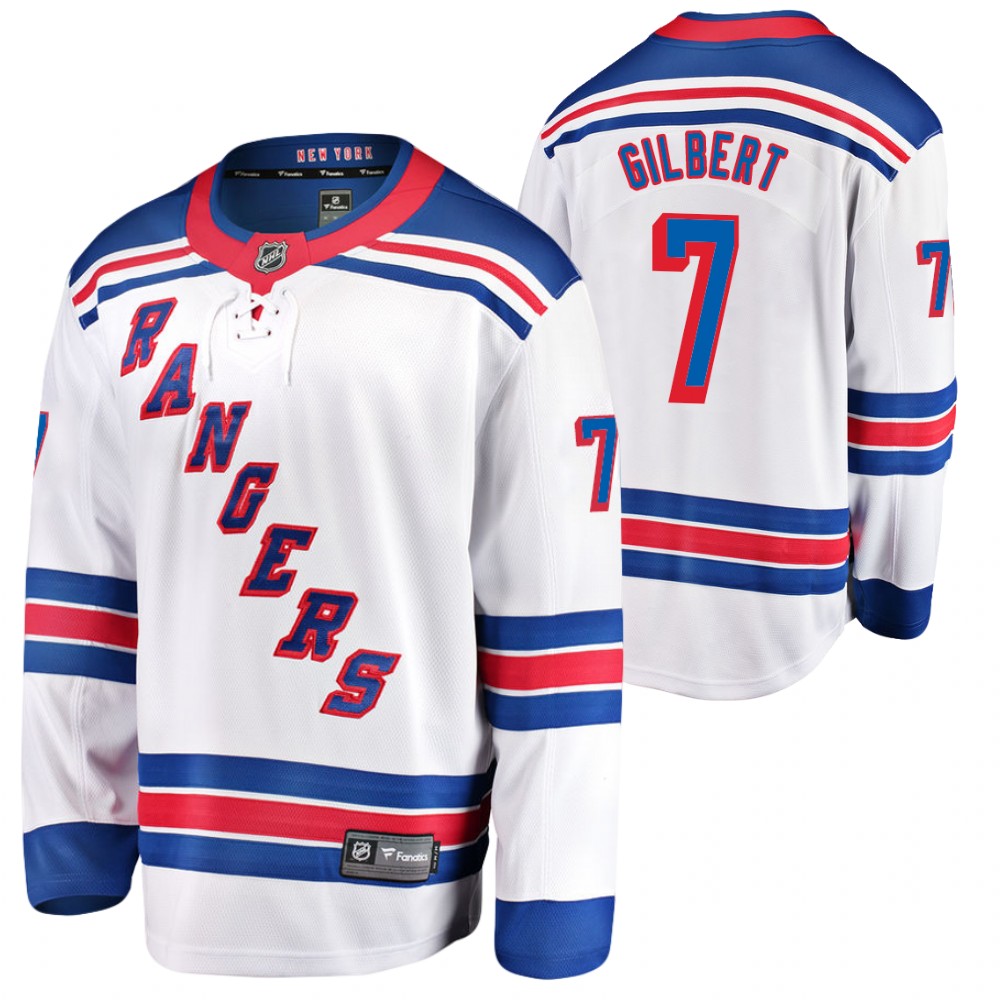 Rod Gilbert Away White Rangers #7 Jersey Lester Patrick Trophy Winner