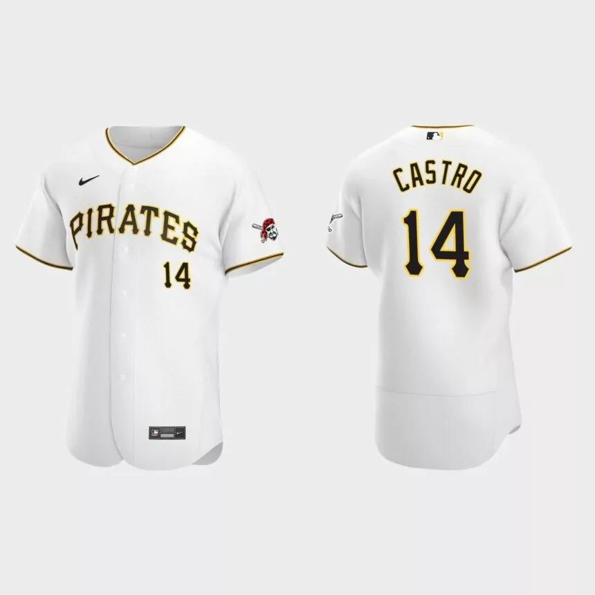 Rodolfo Castro Pittsburgh Pirates Authentic Home Jersey – White