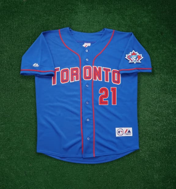 Roger Clemens 1998 Toronto Blue Jays     Men's Jersey