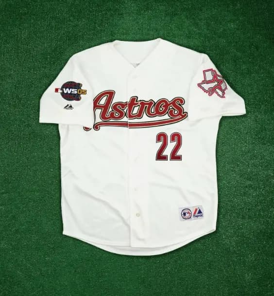 Roger Clemens 2005 Houston Astros World Series Men's Alternate White Jersey