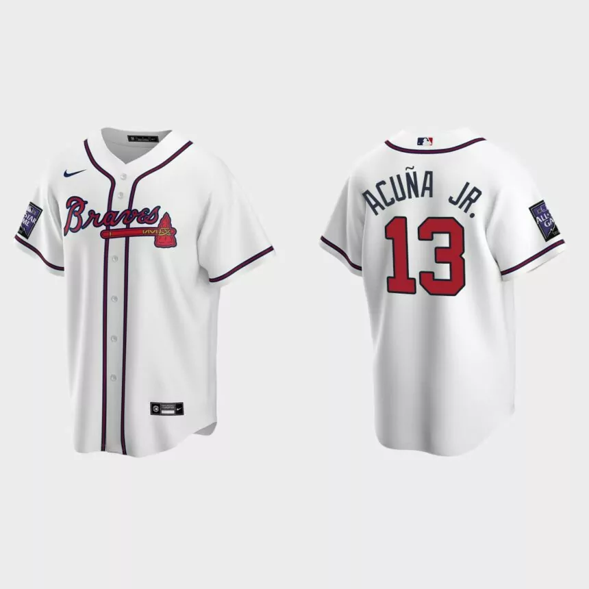 Ronald Acuna Jr. Atlanta Braves 2021 All-Star Game Alternate Replica Jersey – White