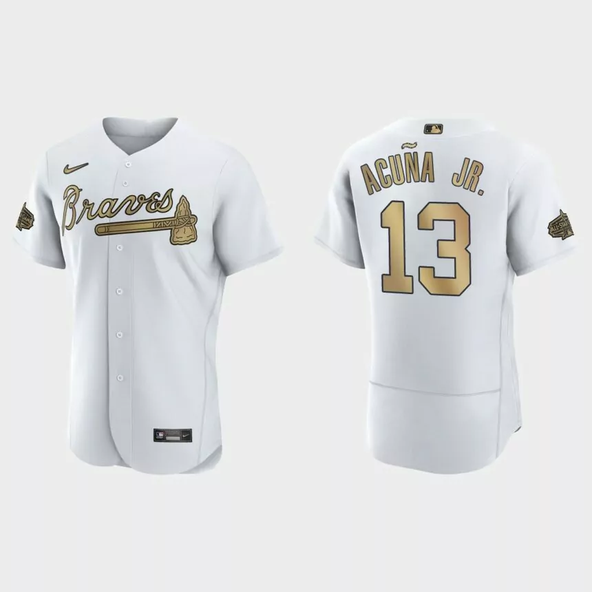 Ronald Acuna Jr. Atlanta Braves 2022 MLB All-Star Game Authentic Jersey – White