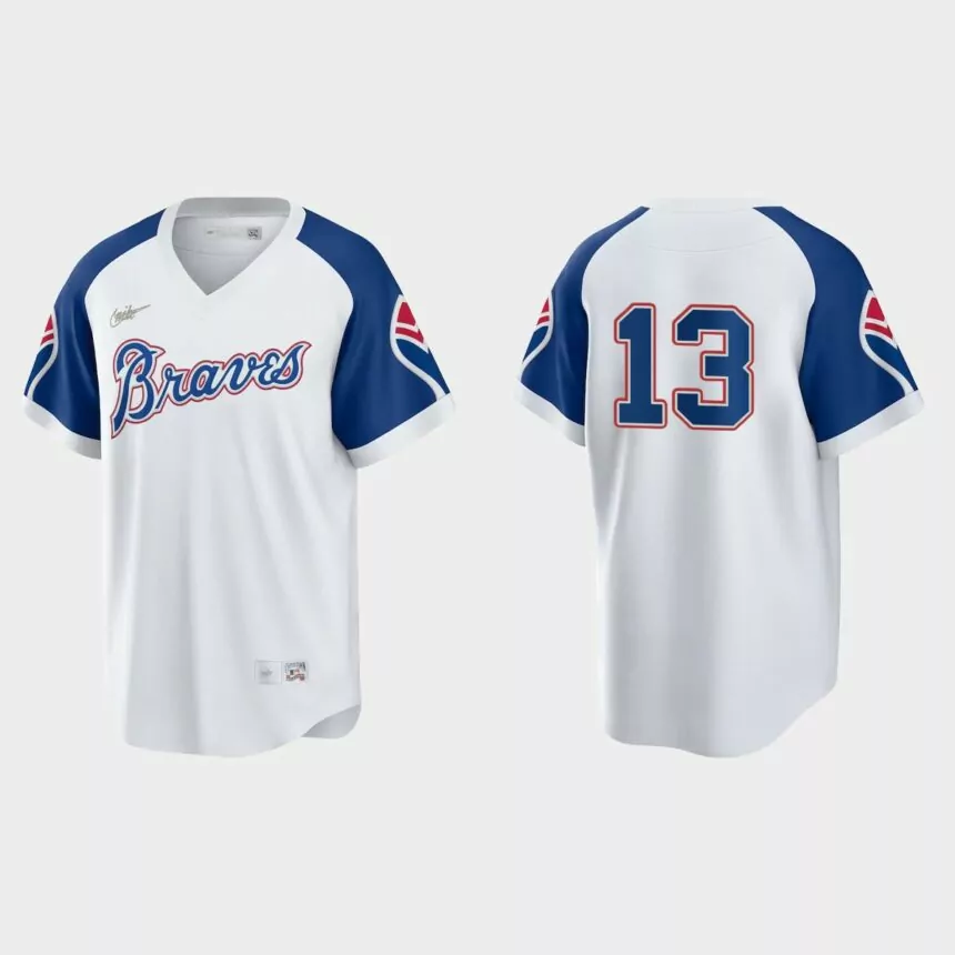 Ronald Acuna Jr. Atlanta Braves Cooperstown Home Jersey – White