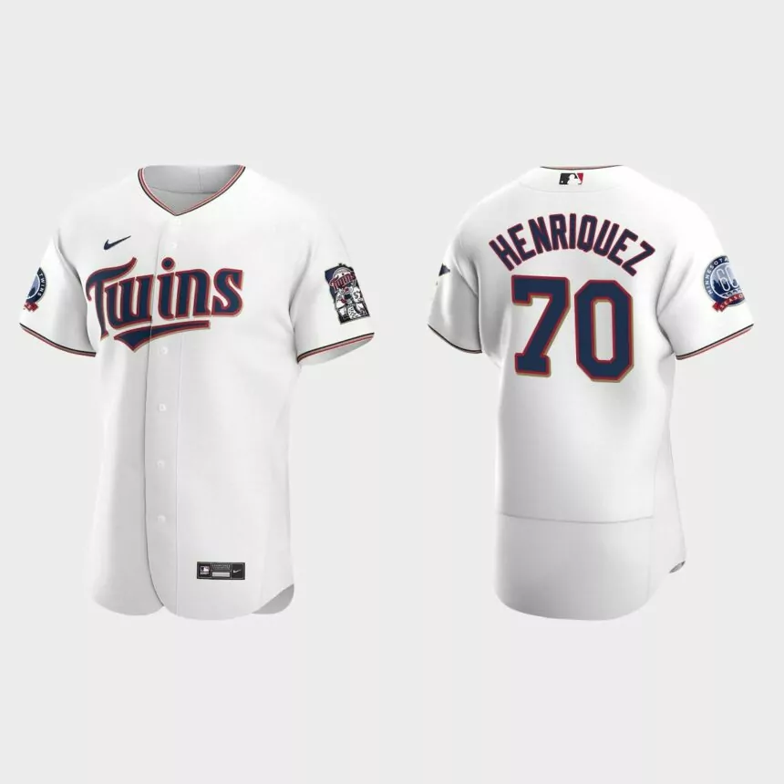 Ronny Henriquez Minnesota Twins Authentic Home Jersey – White
