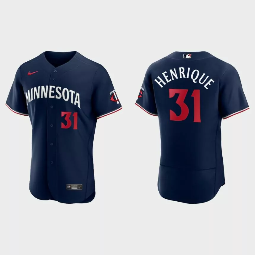 Ronny Henriquez Minnesota Twins Authentic Jersey – Navy