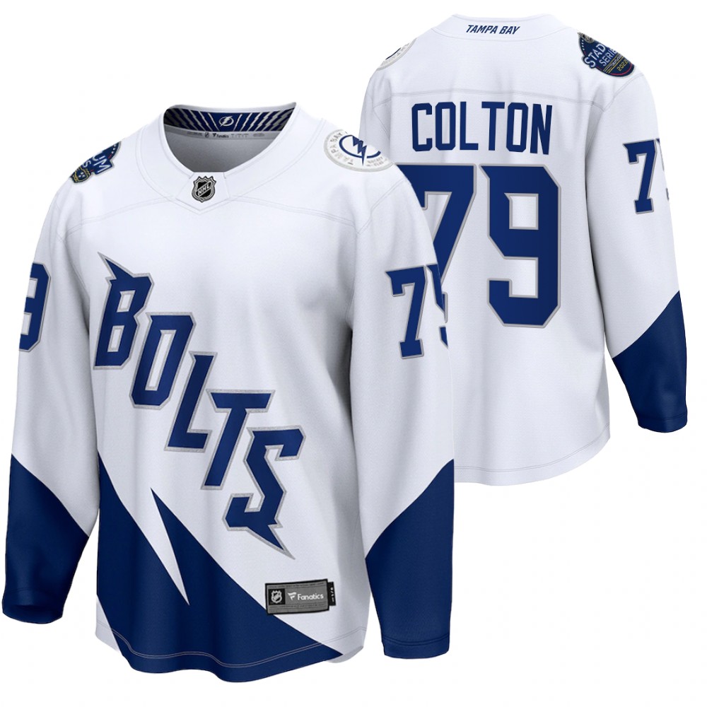 Ross Colton Jersey Tampa Bay Lightning 2022 Stadium Series White Fanatics