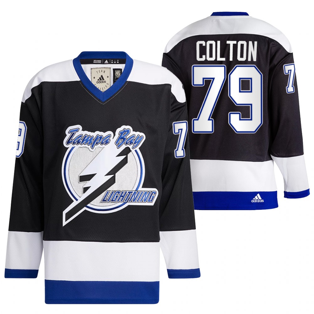 Ross Colton Jersey Tampa Bay Lightning Team Classics Black Heritage