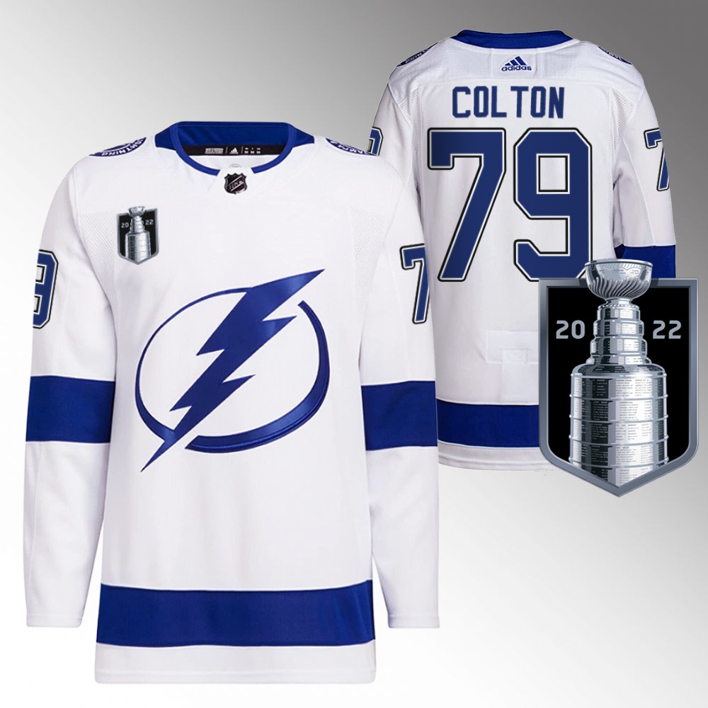 Ross Colton Tampa Bay Lightning White 2022 Eastern Conference Champs Authentic Jersey