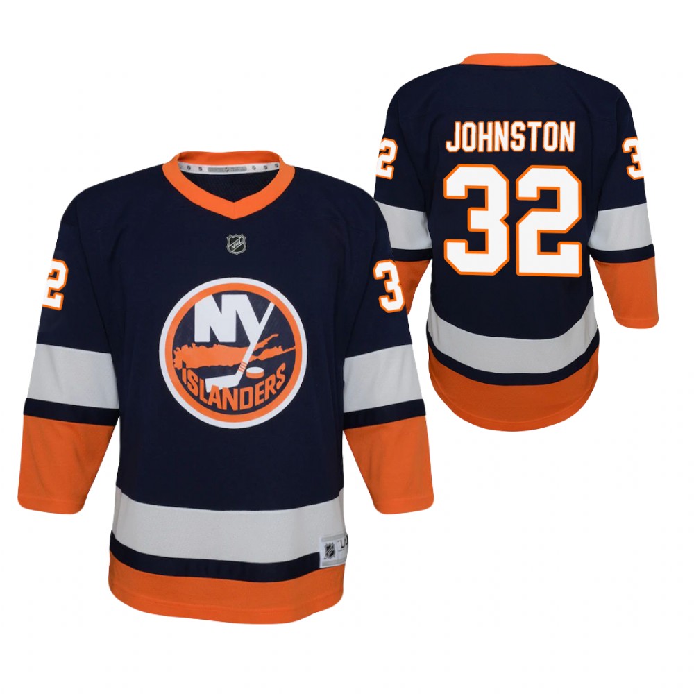 Ross Johnston New York Islanders 2021 Reverse Retro Blue Youth Jersey Special Edition