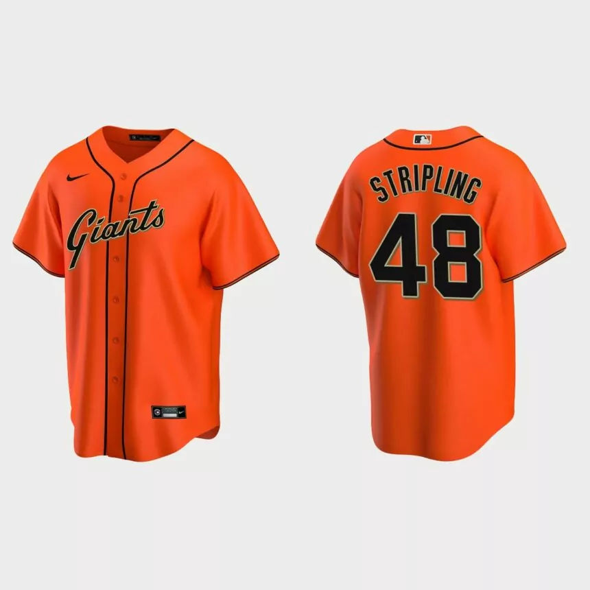 Ross Stripling San Francisco Giants Replica Alternate Jersey – Orange