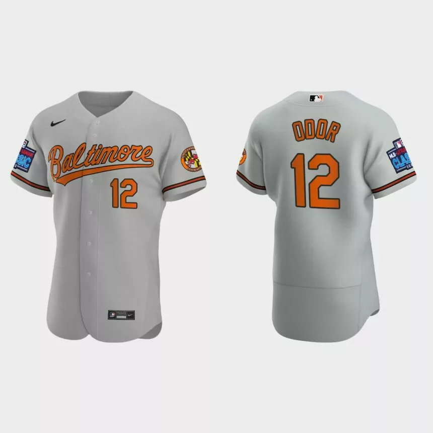 Rougned Odor Baltimore Orioles 2022 Little League Classic Authentic Jersey – Gray