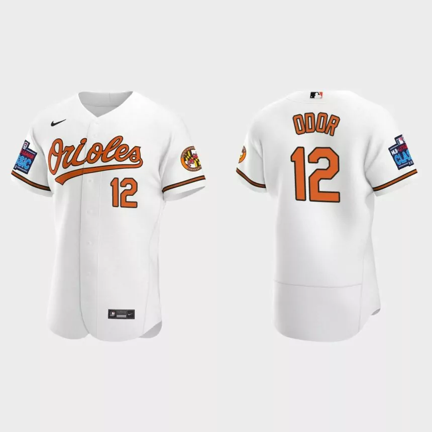 Rougned Odor Baltimore Orioles 2022 Little League Classic Authentic Jersey – White