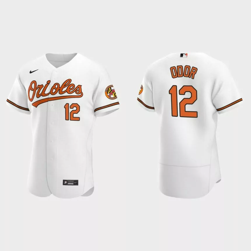 Rougned Odor Baltimore Orioles Authentic Home Jersey – White