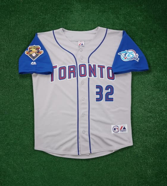 Roy Halladay 2001 Toronto Blue Jays 25th  Anniversary   Men's Jersey