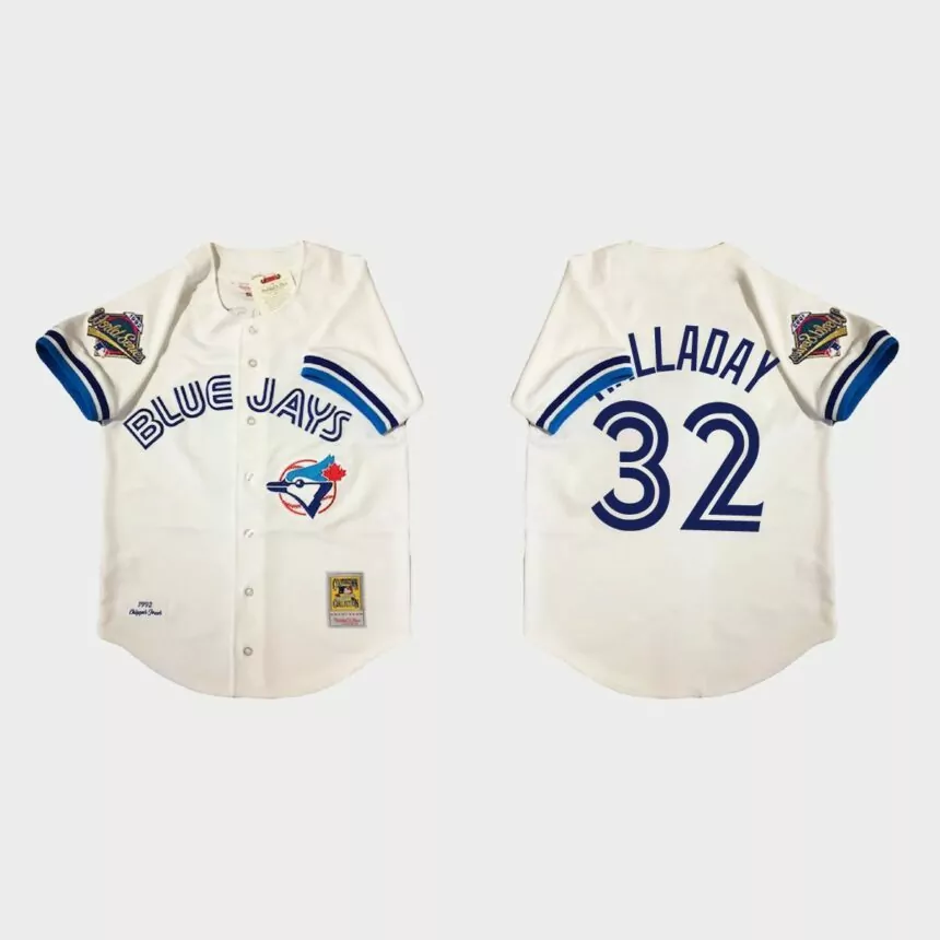 Roy Halladay Toronto Blue Jays 1992 Authentic Jersey – White