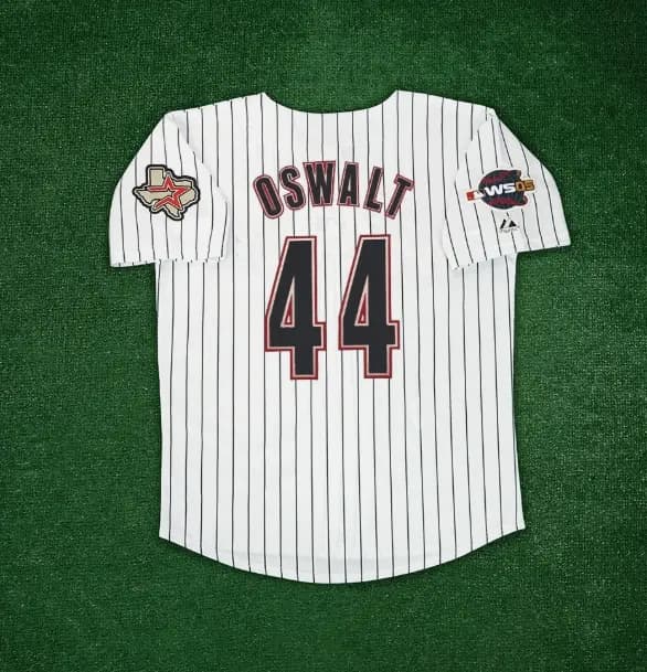 Roy Oswalt 2005 Houston Astros World Series Men's Home White Jersey