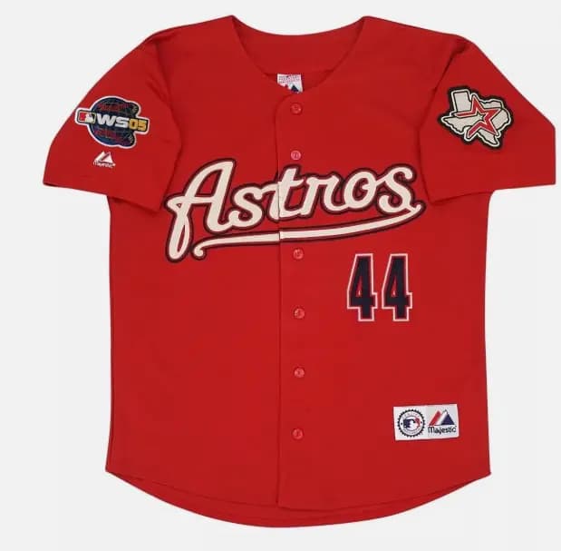Roy Oswalt Houston Astros Alt Brick Red 2005 World Series Men's Jersey