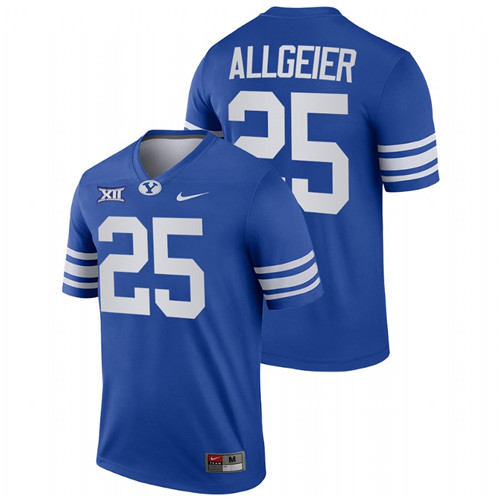 Royal Men BYU Cougars Tyler Allgeier College Football Big 12 Jersey
