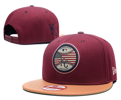 Royals Team Logo Burgundy Adjustable Hat GS