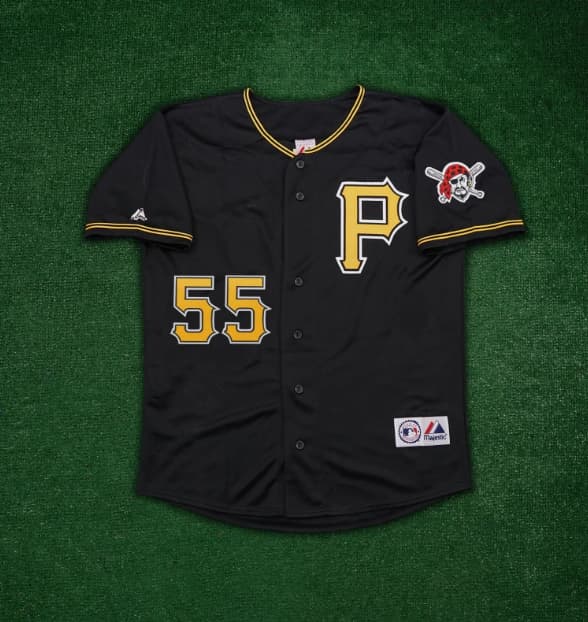 Russell Martin Pittsburgh Pirates Men's Alternate Black Jersey