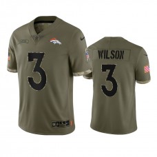 Russell Wilson Denver Broncos Nike Olive 2022 Salute To Service Limited Jersey