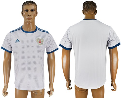 Russia Blank Away Soccer Country Jersey