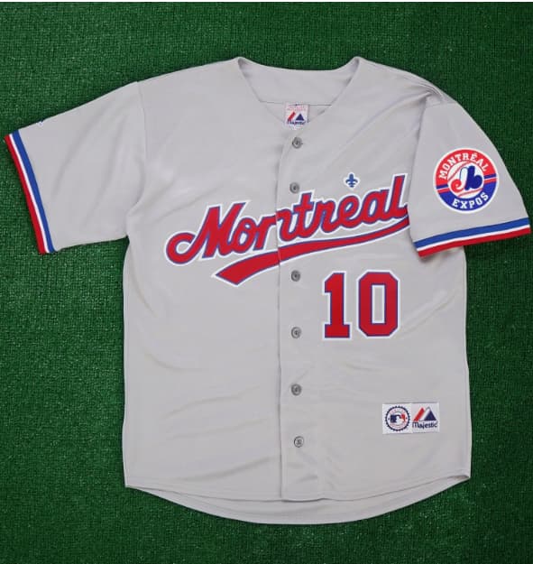 Rusty Staub Montreal Expos Road   Team Patch Grey Jersey