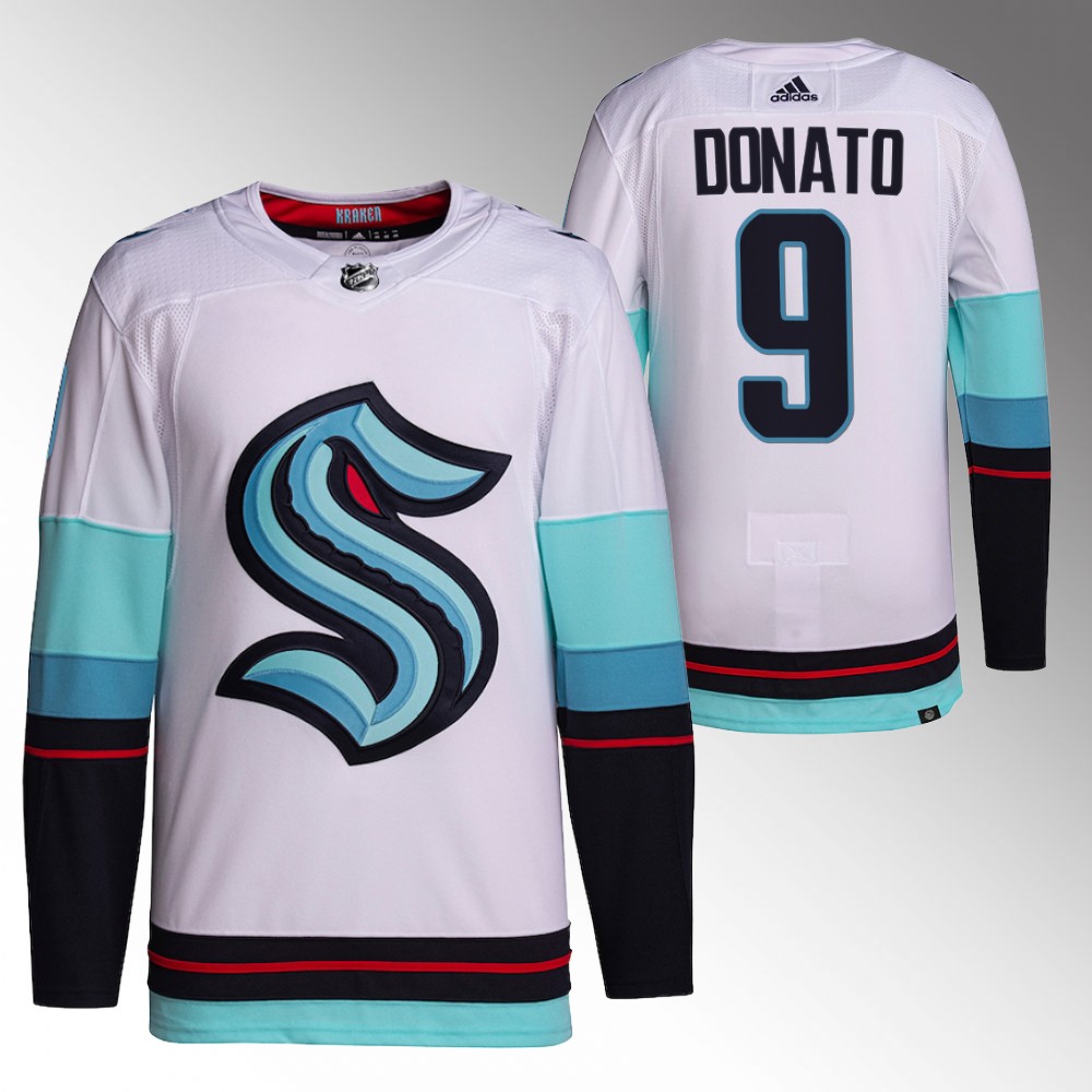 Ryan Donato Seattle Kraken White Primegreen Authentic Away Jersey