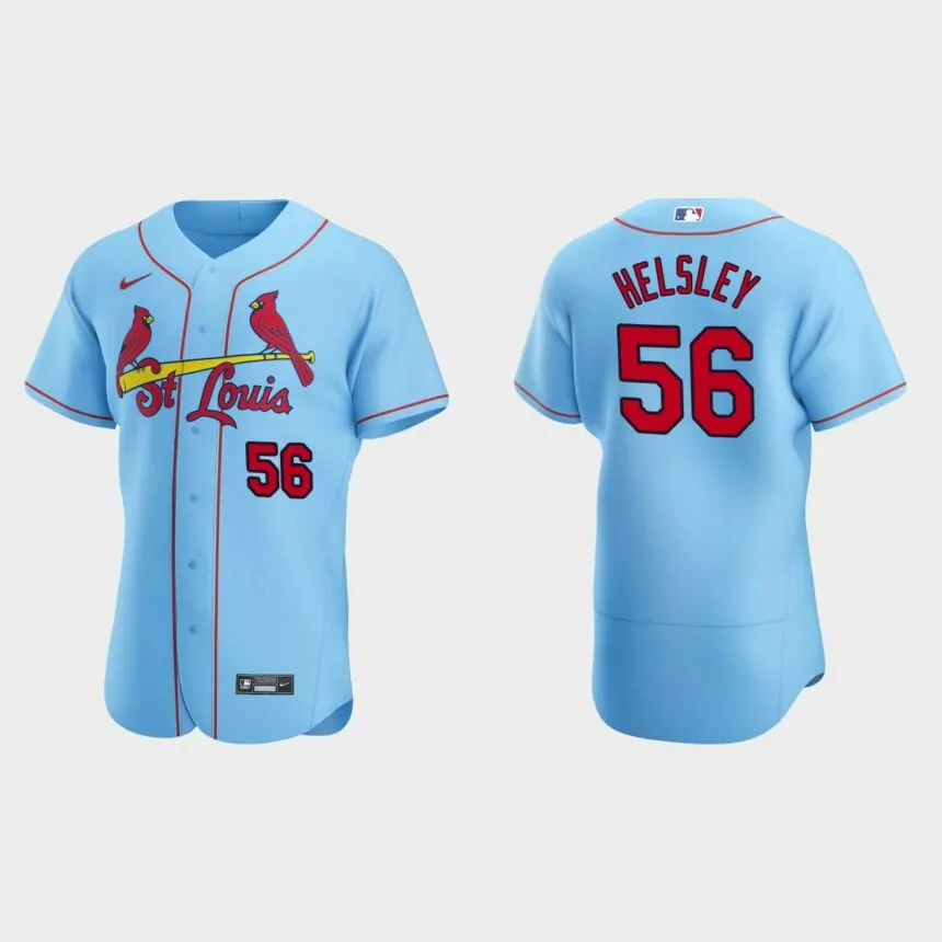 Ryan Helsley St. Louis Cardinals Authentic Alternate Jersey – Light Blue