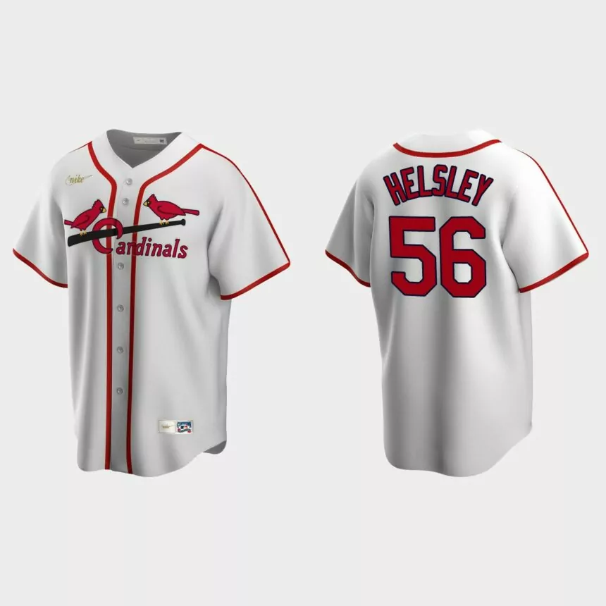 Ryan Helsley St. Louis Cardinals Cooperstown Collection Home Jersey – White
